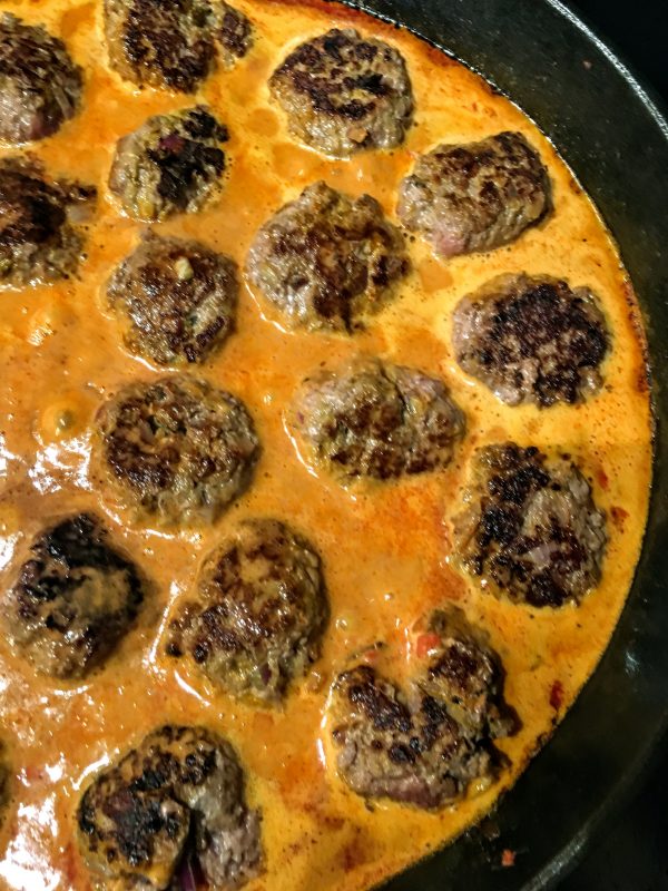 Lamb Meatballs in Coconut Harissa Curry Zeal and Zest